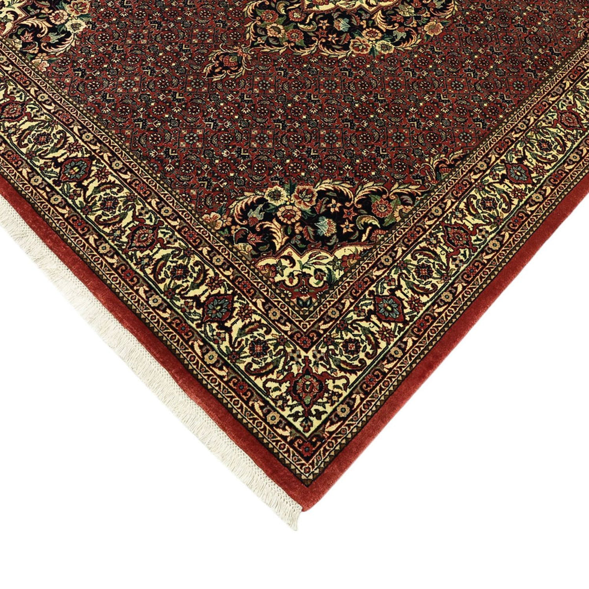 Perserteppich - Bidjar - Royal - 194 x 153 cm - dunkelrot