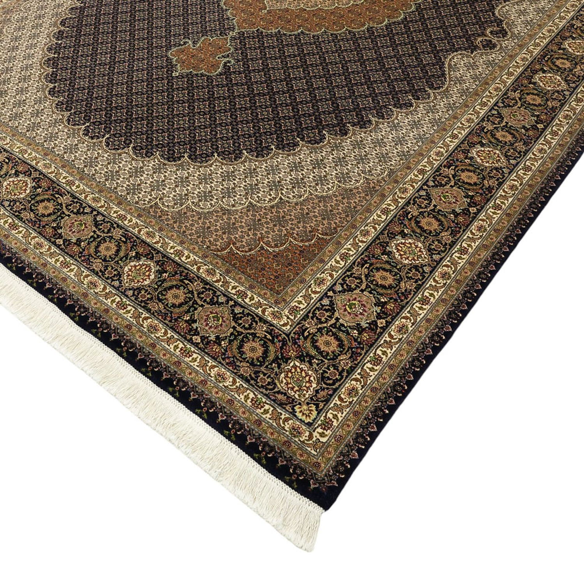 Perserteppich - Täbriz - 299 x 204 cm - dunkelbeige