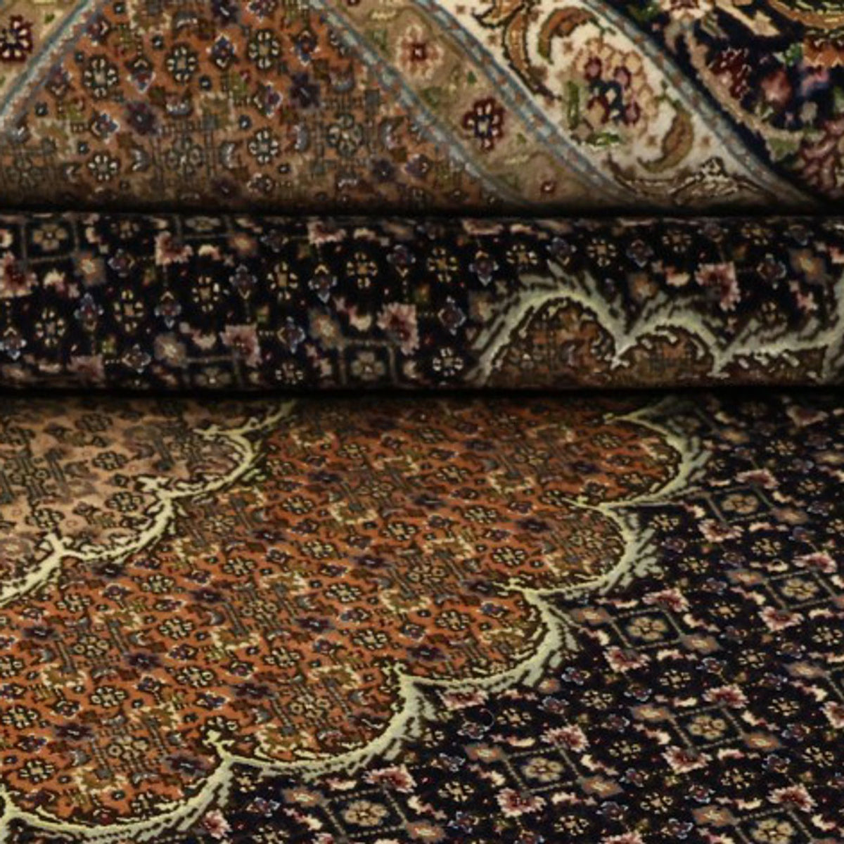 Perserteppich - Täbriz - 299 x 204 cm - dunkelbeige