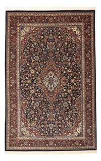 Tappeto Persero - Keshan - 203 x 132 cm - blu scuro