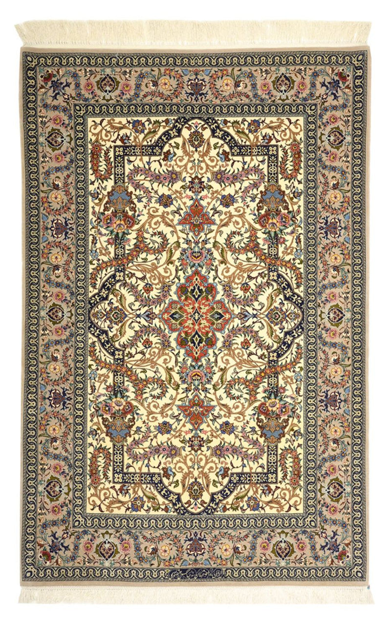 Perserteppich - Isfahan - Premium - 171 x 111 cm - dunkelbeige