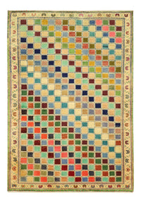 Tapis Gabbeh - Loribaft Persan - 117 x 79 cm - multicolore