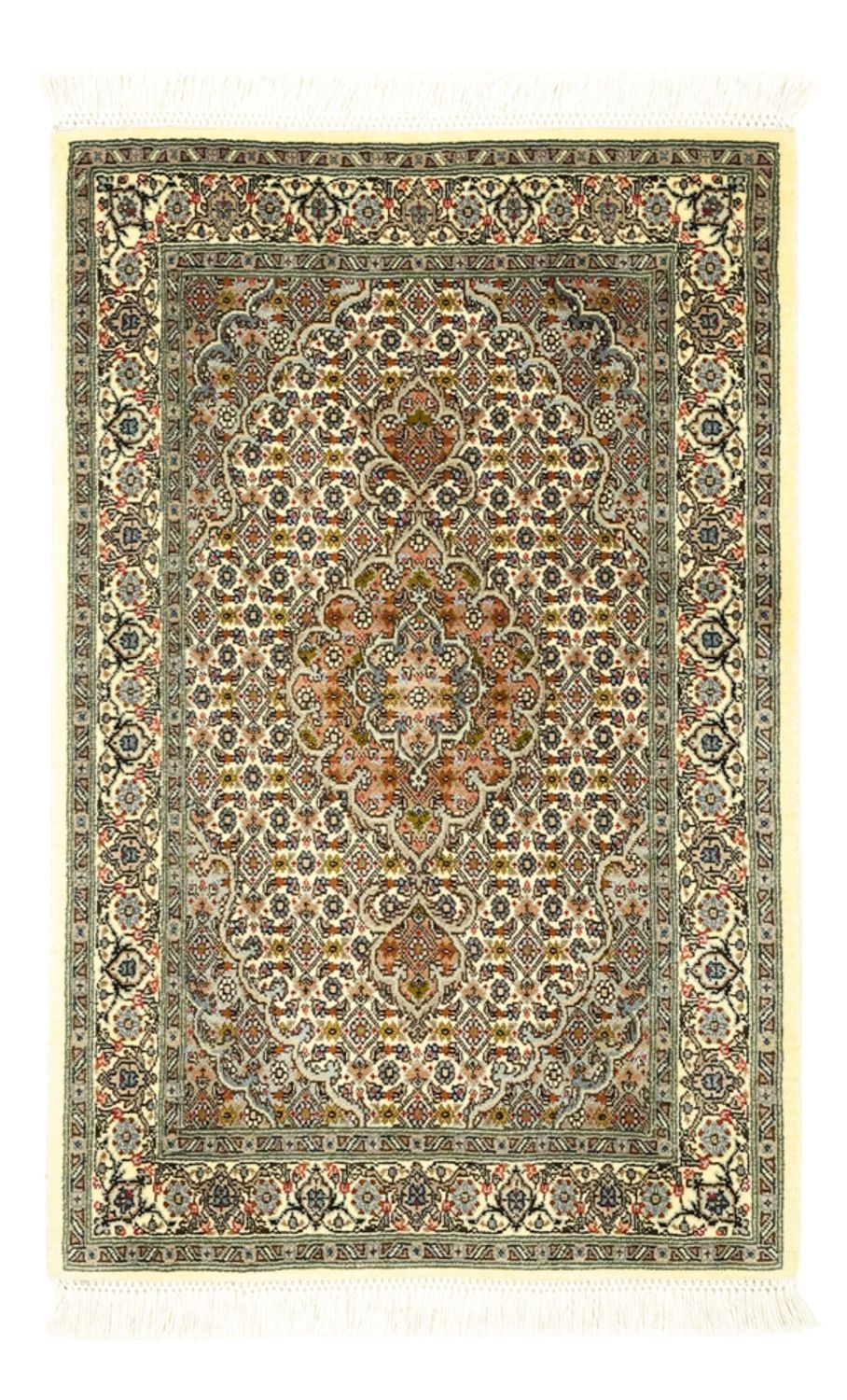 Perserteppich - Täbriz - Royal - 92 x 59 cm - dunkelbeige