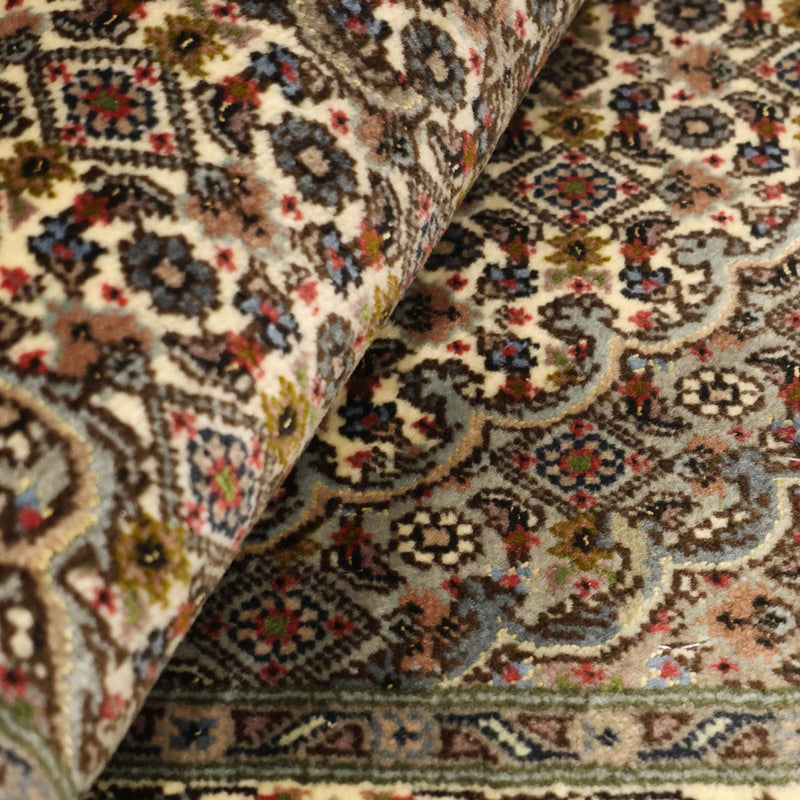 Perserteppich - Täbriz - Royal - 92 x 59 cm - dunkelbeige