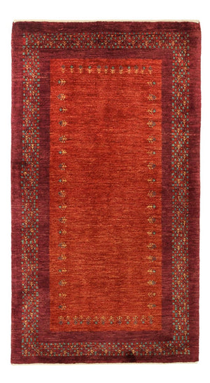Gabbeh Teppich - Kaschkuli Perser - 145 x 78 cm - dunkelrot
