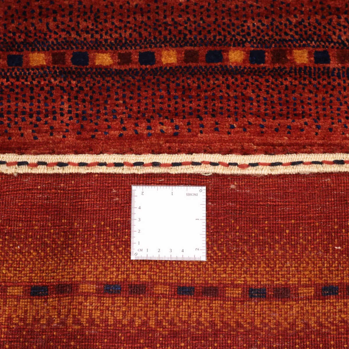 Gabbeh Teppich - Kaschkuli Perser quadratisch  - 119 x 101 cm - mehrfarbig
