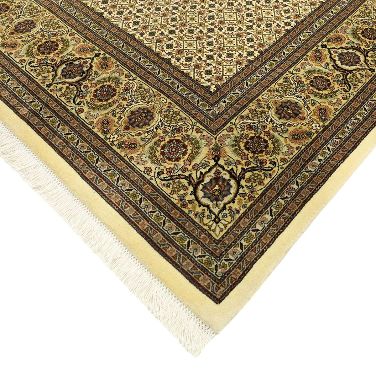 Perserteppich - Täbriz - Royal - Royal - 289 x 200 cm - dunkelbeige
