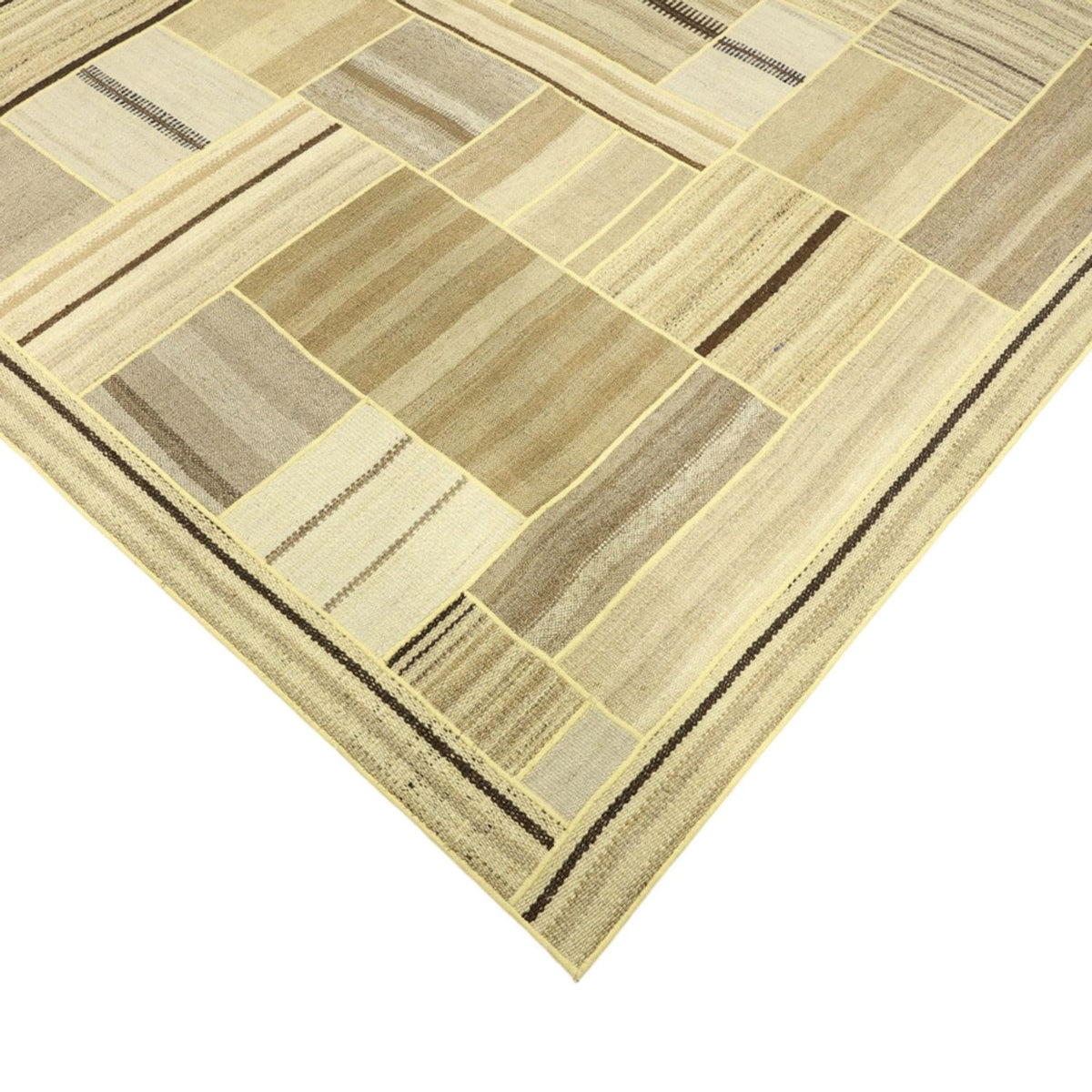 Kelim Teppich - Oriental - 234 x 172 cm - dunkelbeige