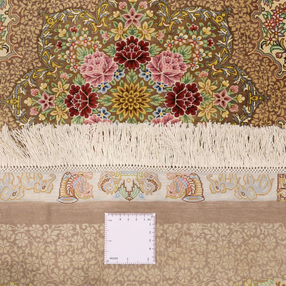 Perserteppich - Ghom - Royal - 165 x 101 cm - hellbeige