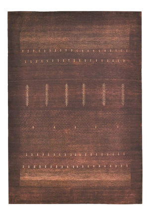 Gabbeh Teppich - Loribaft Indus - 247 x 173 cm - dunkelrot