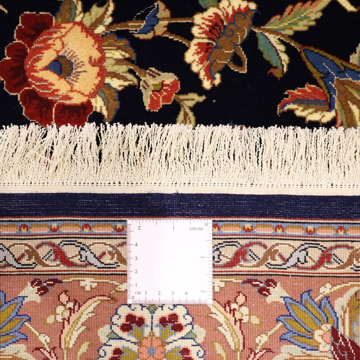 Perserteppich - Isfahan - Premium - 151 x 101 cm - dunkelblau