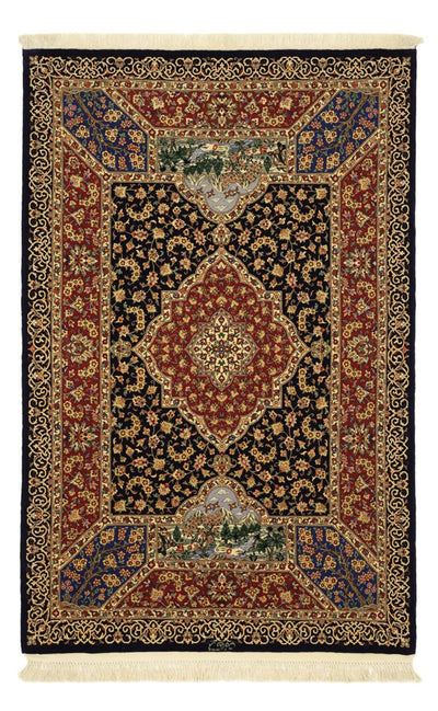 Ghom Teppich 100x154cm - Perserteppich