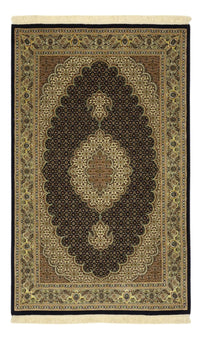 Tapis persan - Tabriz - Royal - Chaîne de soie - 159 x 98 cm - beige foncé