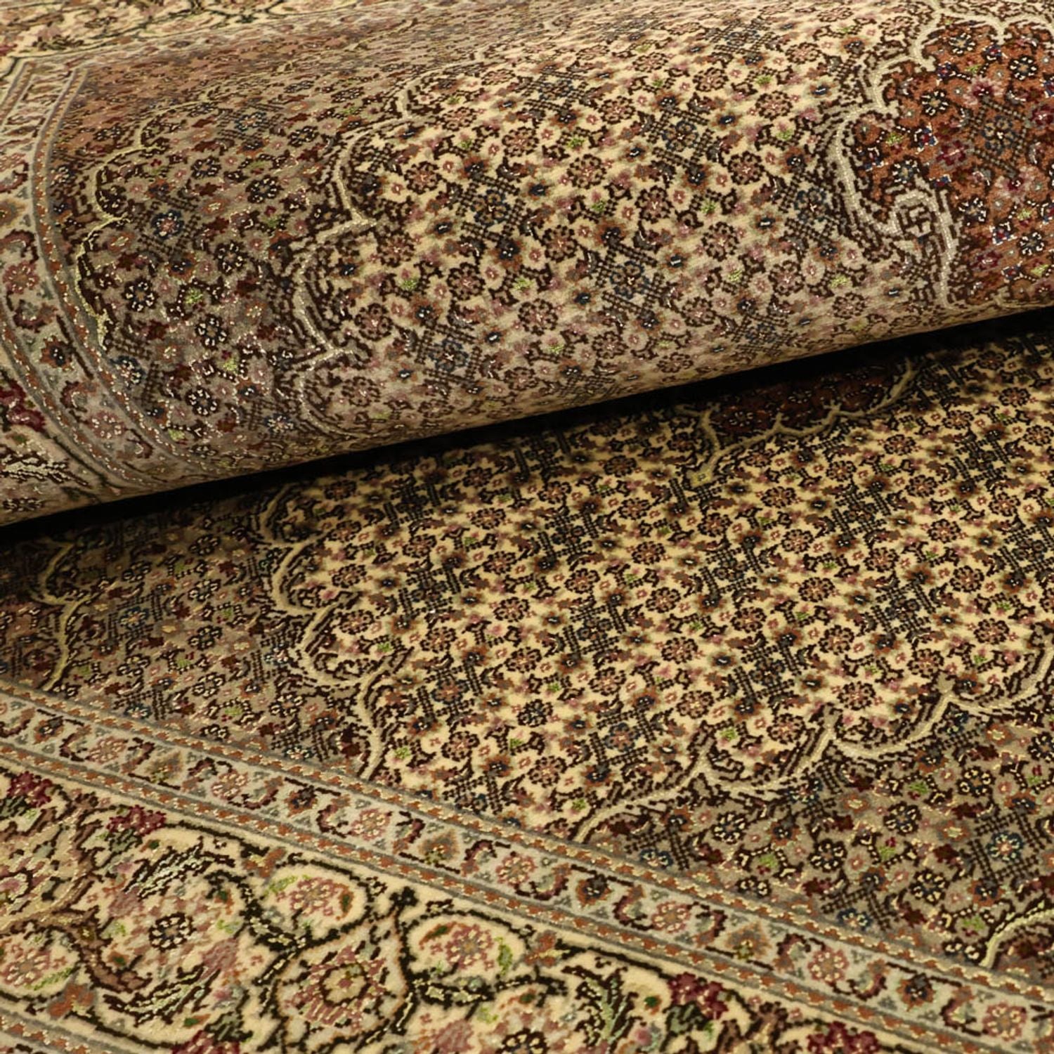 Perserteppich - Täbriz - Royal - 152 x 103 cm - olivgrün