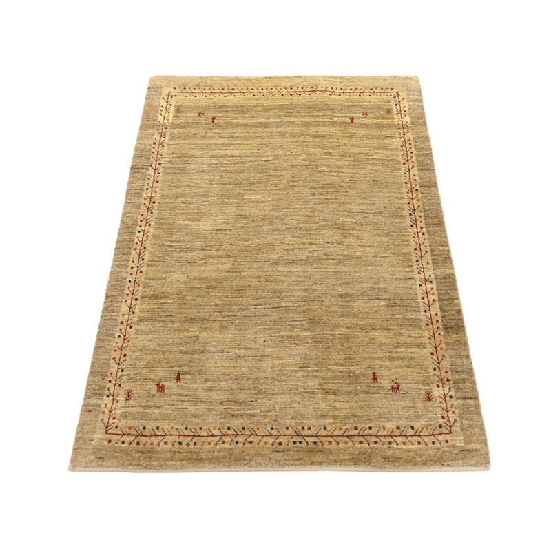 Gabbeh Teppich - Kaschkuli Perser - 125 x 82 cm - beige