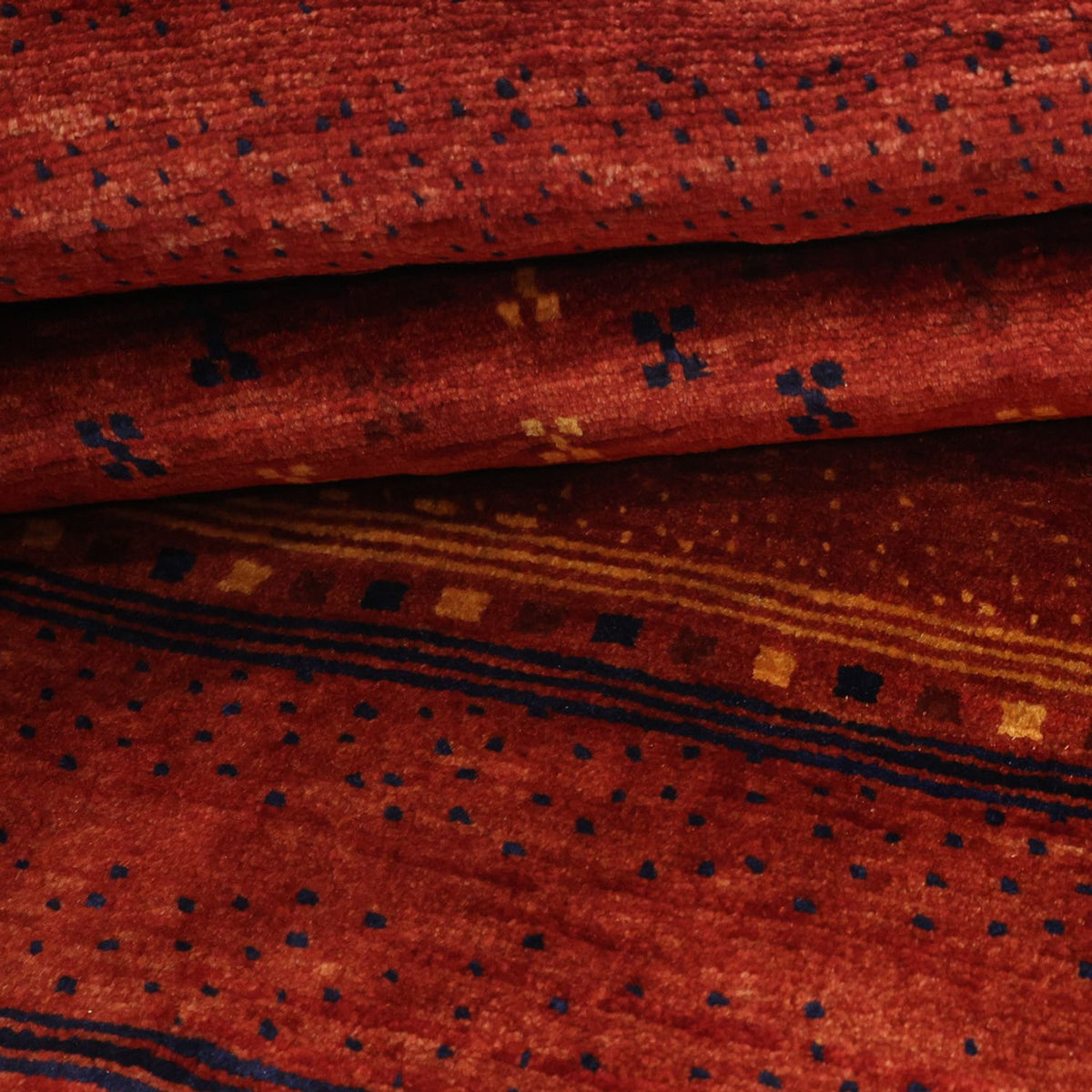 Gabbeh Teppich - Kaschkuli Perser - 126 x 96 cm - mehrfarbig