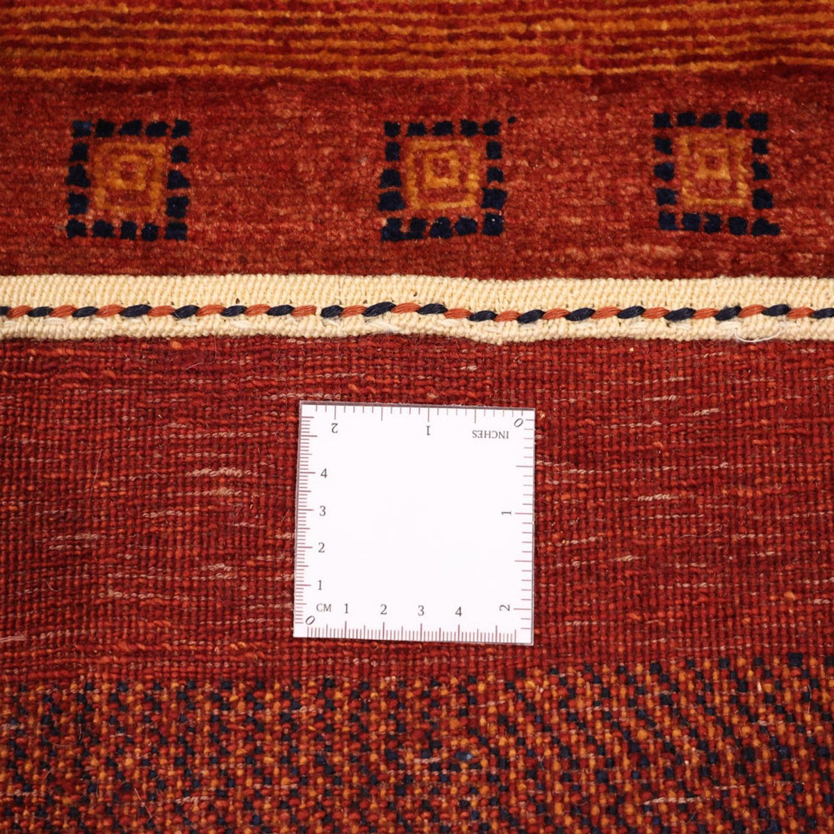 Gabbeh Teppich - Kaschkuli Perser - 96 x 79 cm - mehrfarbig