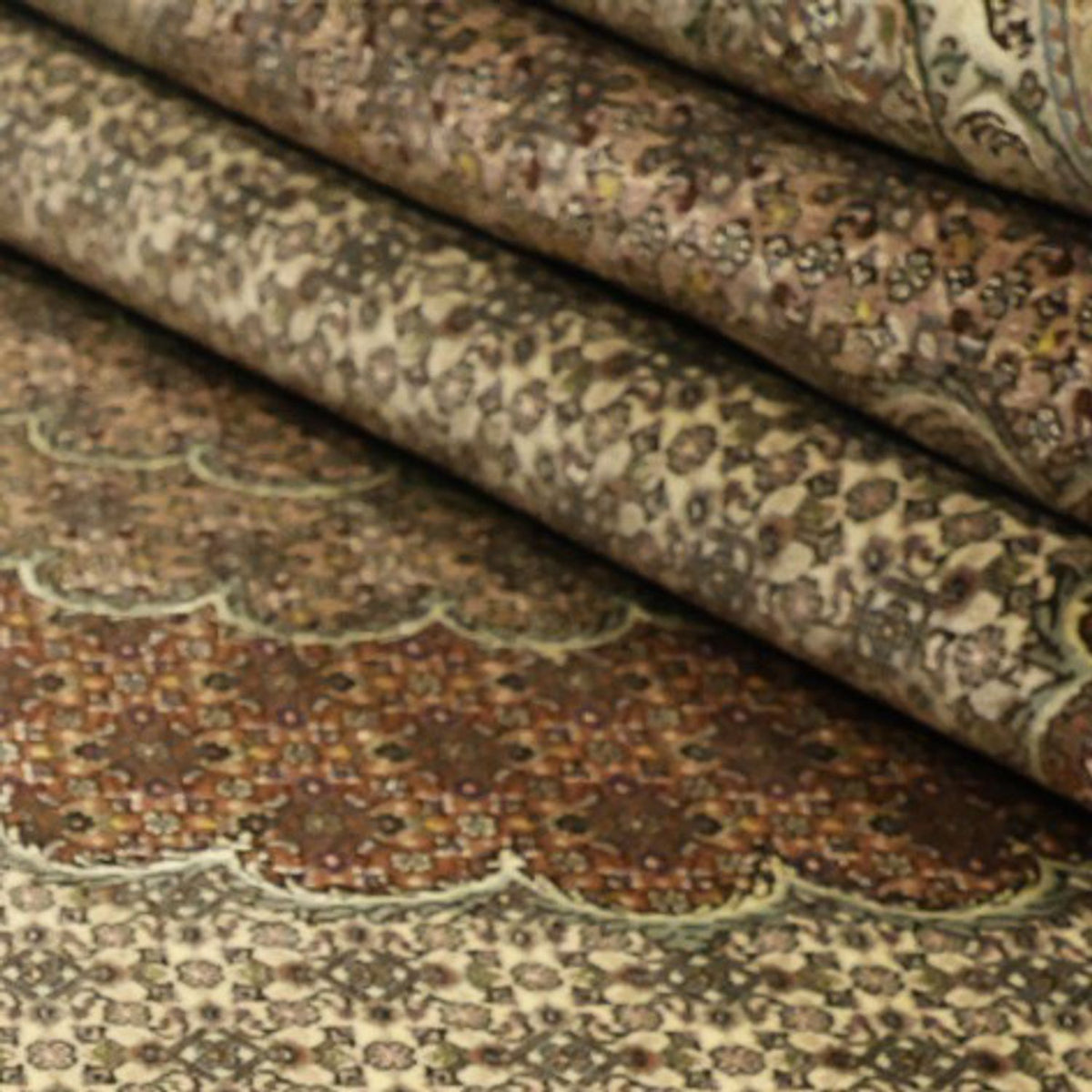 Perserteppich - Täbriz - Royal - Royal - 348 x 248 cm - hellbeige