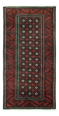 Tapis de couloir Tapis Belutsch - 198 x 103 cm - rouge foncé