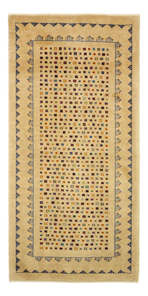 Gabbeh Teppich - Loribaft Perser - 164 x 79 cm - gold
