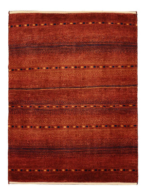 Gabbeh Teppich - Kaschkuli Perser - 103 x 79 cm - dunkelrot