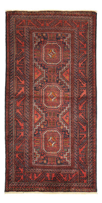 Tappeto corsia Tappeto Belutsch - 194 x 98 cm - rosso scuro