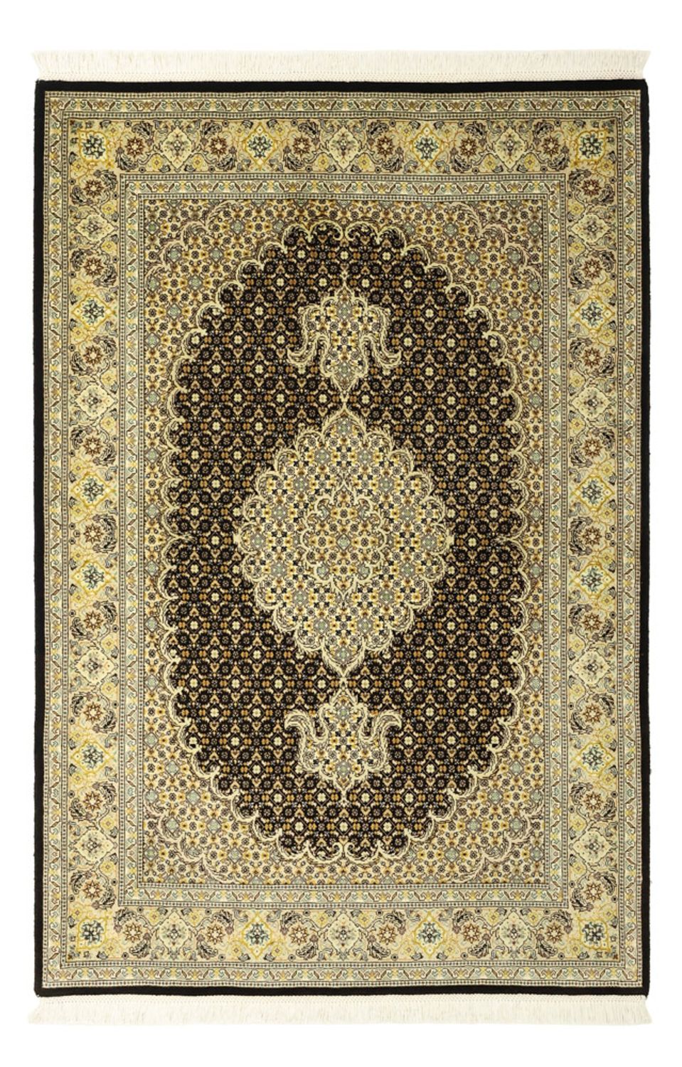 Perserteppich - Täbriz - Royal - 148 x 100 cm - olivgrün