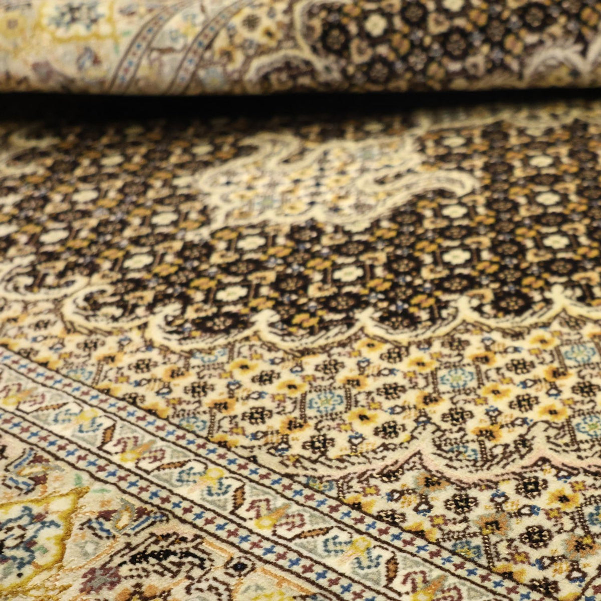 Perserteppich - Täbriz - Royal - 148 x 100 cm - olivgrün