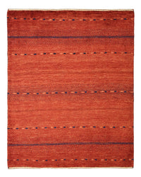 Tapis Gabbeh - Persan Kashkuli - 119 x 96 cm - rouge foncé