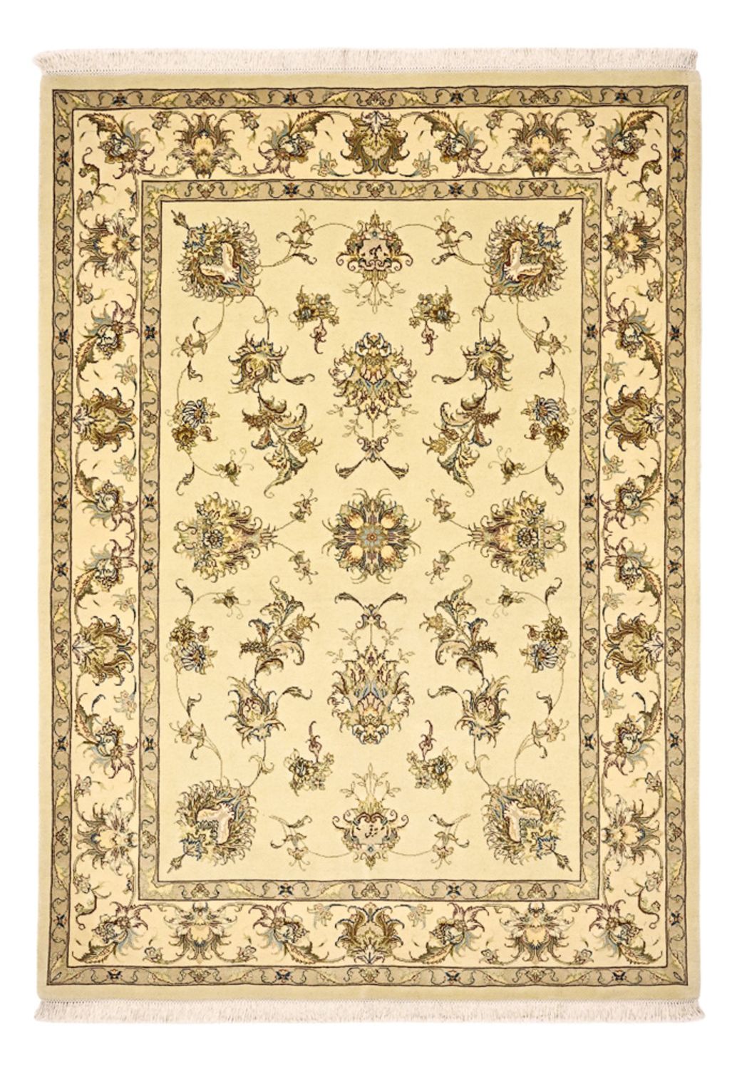 Perserteppich - Täbriz - Royal - 203 x 145 cm - beige