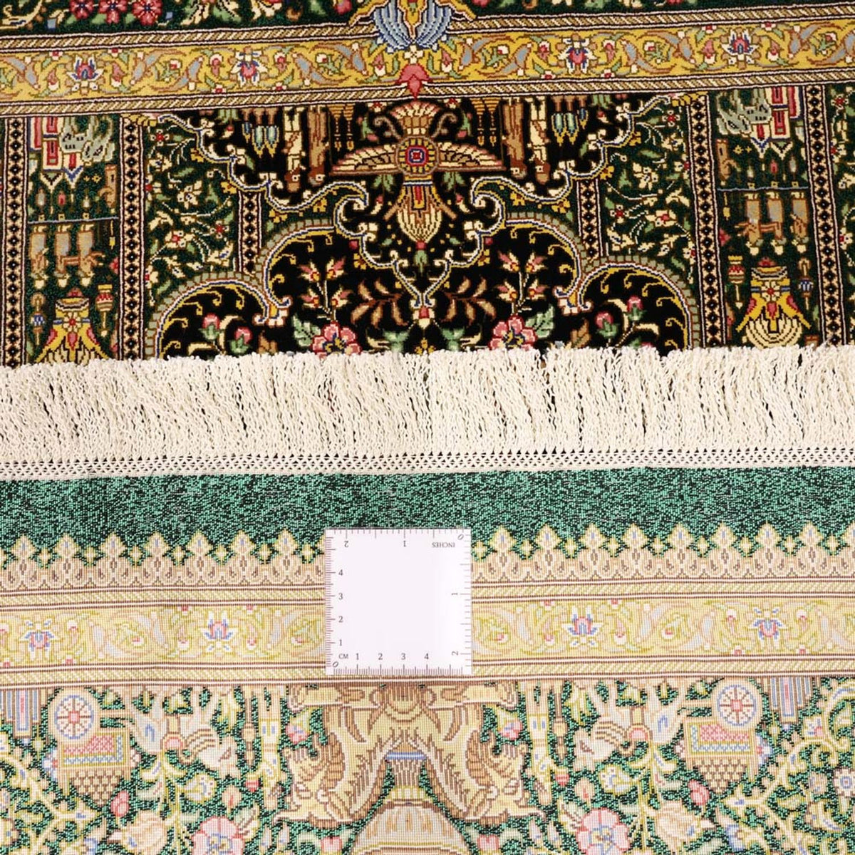 Perserteppich - Ghom - Royal - 156 x 99 cm - dunkelbeige