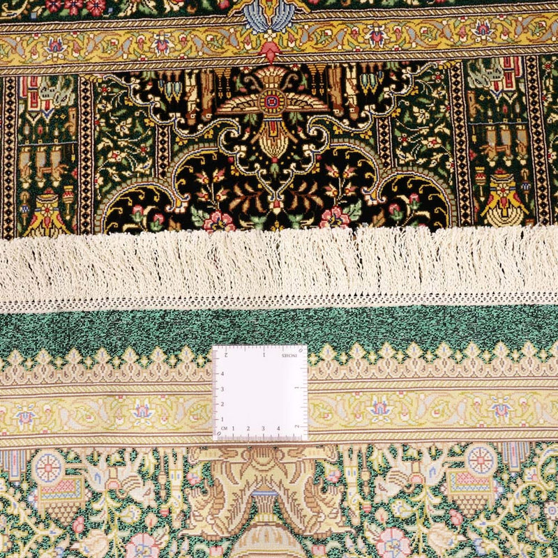 Perserteppich - Ghom - Royal - 156 x 99 cm - dunkelbeige