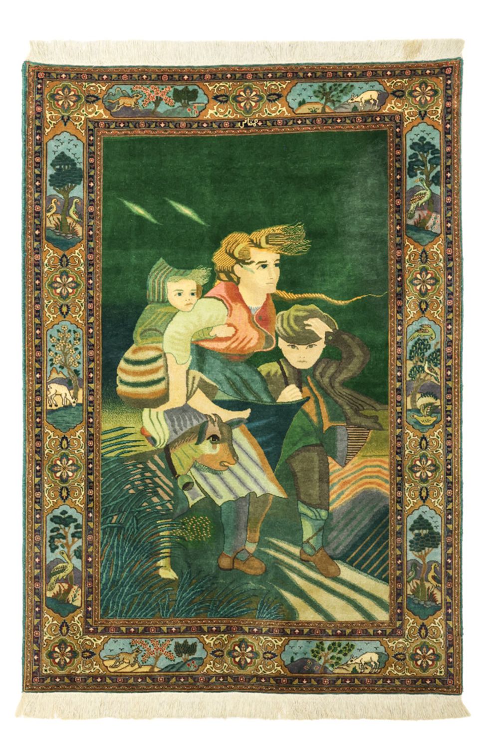 Perserteppich - Täbriz - Royal - 153 x 103 cm - mehrfarbig