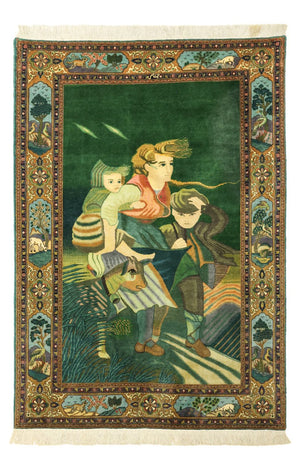 Perserteppich - Täbriz - Royal - 153 x 103 cm - mehrfarbig