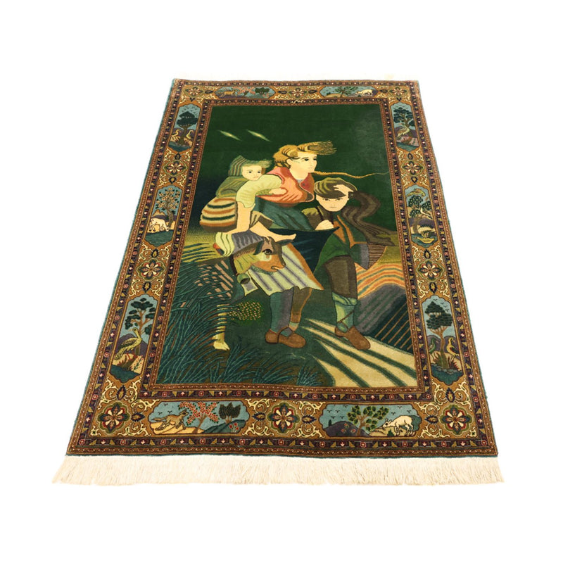 Perserteppich - Täbriz - Royal - 153 x 103 cm - mehrfarbig