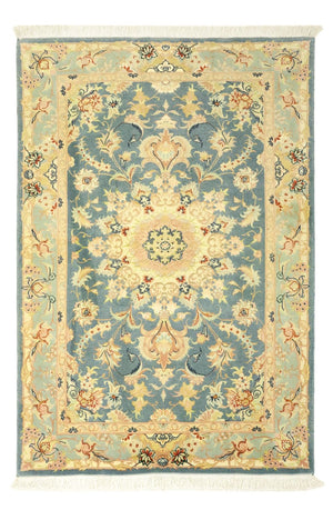 Perserteppich - Täbriz - Royal - 118 x 81 cm - hellblau