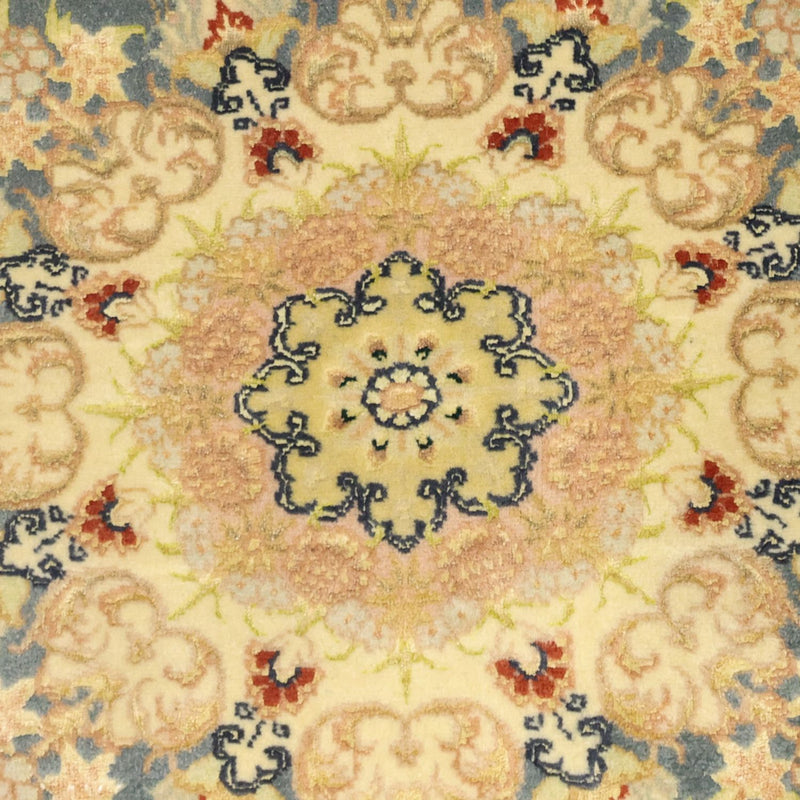 Perserteppich - Täbriz - Royal - 118 x 81 cm - hellblau