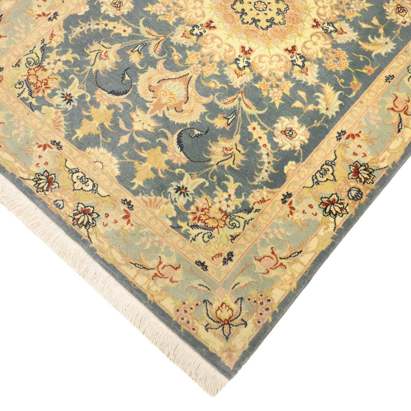 Perserteppich - Täbriz - Royal - 118 x 81 cm - hellblau