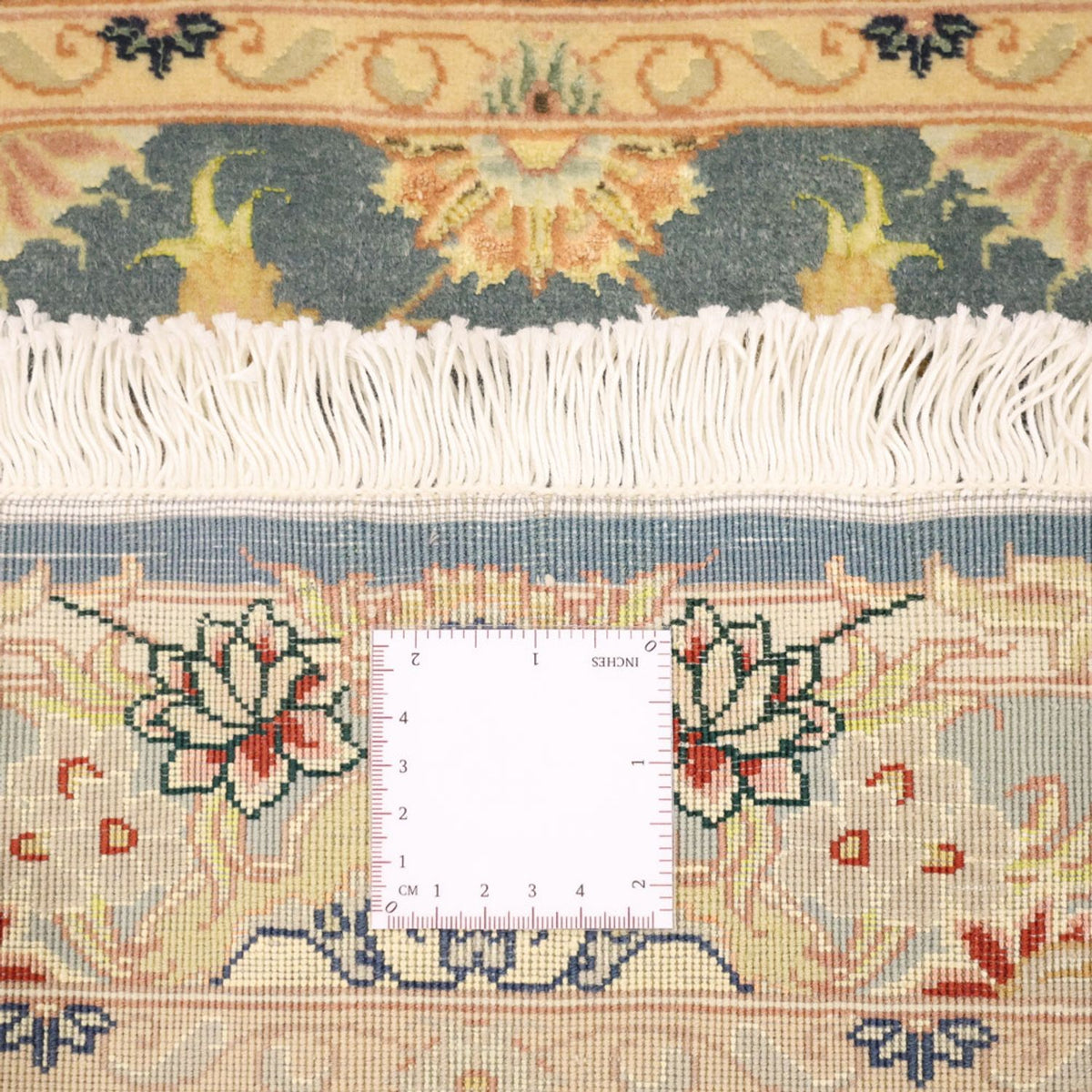 Perserteppich - Täbriz - Royal - 118 x 81 cm - hellblau