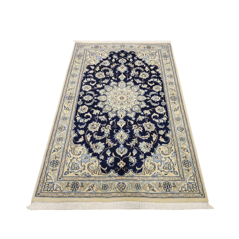 Perserteppich - Nain - Royal - 152 x 87 cm - dunkelblau