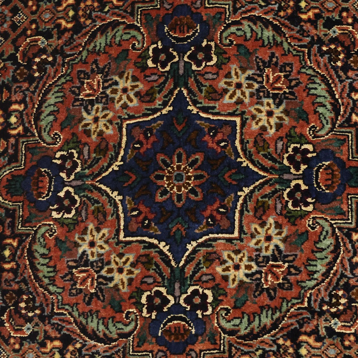 Perserteppich - Bidjar - 147 x 69 cm - dunkelbeige