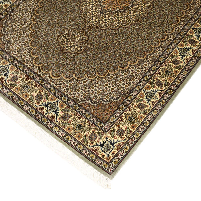 Perserteppich - Täbriz - Royal - 149 x 100 cm - olivgrün