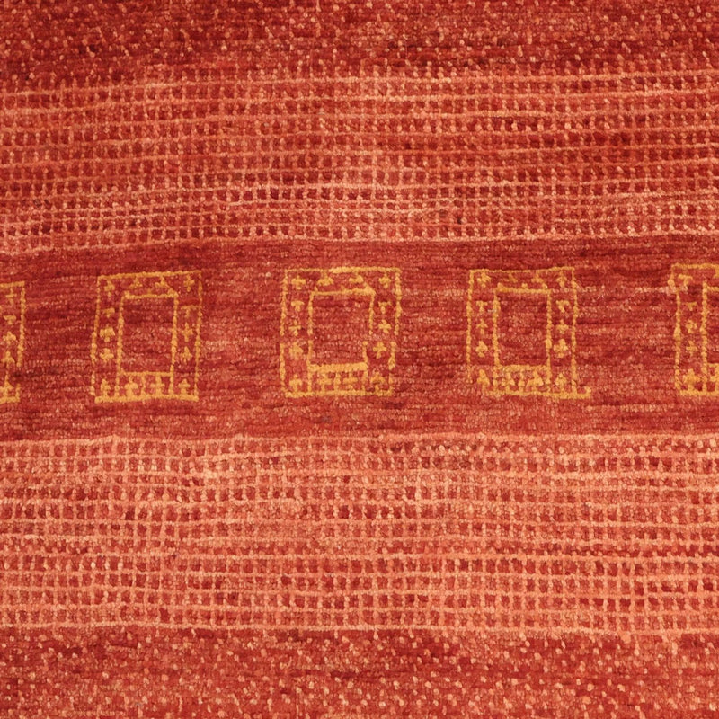 Gabbeh Teppich - Kaschkuli Perser - 113 x 97 cm - rot