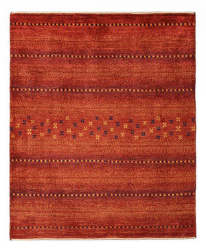 Gabbeh Teppich - Kaschkuli Perser - 122 x 98 cm - rot