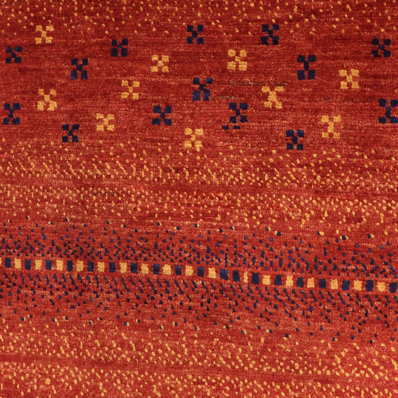 Gabbeh Teppich - Kaschkuli Perser - 122 x 98 cm - rot