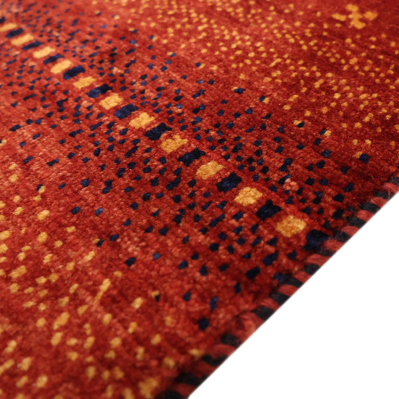 Gabbeh Teppich - Kaschkuli Perser - 122 x 98 cm - rot