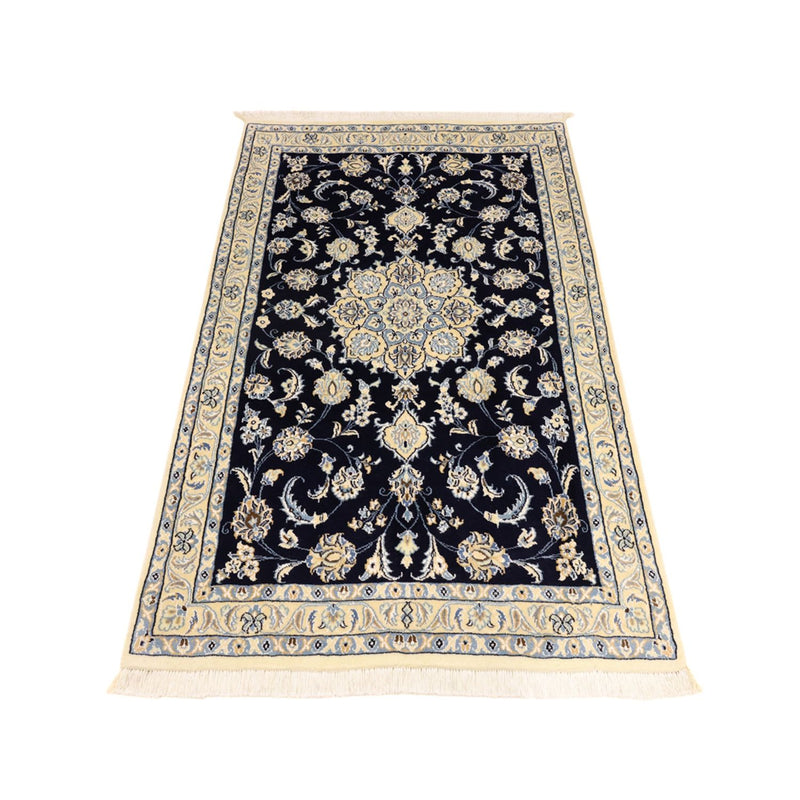 Perserteppich - Nain - Royal - 136 x 86 cm - dunkelblau