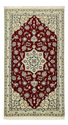 Tapis de Nain - 9La Tapis 89x158cm - Tapis persan - rouge - Rectangle / Rouge / 89 x 158 cm Rectangle