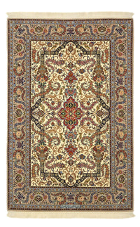 Tappeto Persero - Isfahan - Premio - Ordito di seta - 171 x 111 cm - beige