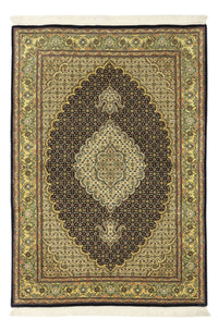 Tapis persan - Tabriz - Royal - 146 x 102 cm - vert foncé